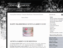 Tablet Screenshot of genevagardenclub.com